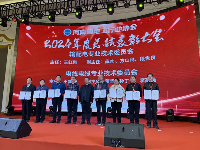 索凌電氣榮獲河南省電工行業(yè)雙優(yōu)稱號， 持續(xù)助力電力行業(yè)發(fā)展